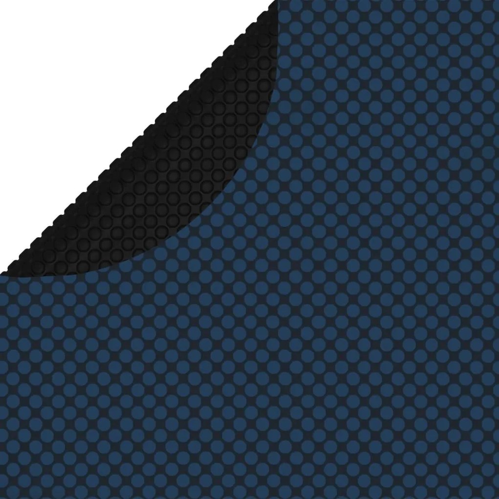 Κάλυμμα Πισίνας Ηλιακό Μαύρο/Μπλε 549 εκ. από Πολυαιθυλένιο - Μαύρο