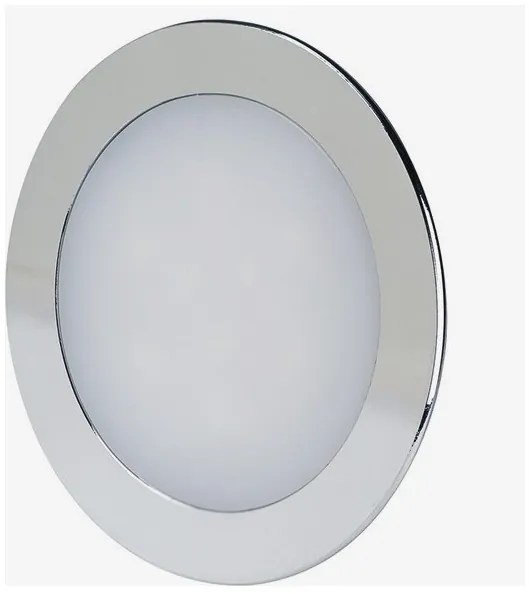 LED mini Πάνελ V-TAC 24W  στρογγυλό Νίκελ Χρώμιο Θερμό Λευκό