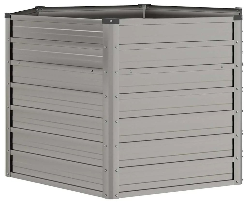 vidaXL Ζαρντινιέρα Σκουριασμένο 129x129x77 εκ. Ατσάλι Σκληρυθέν Αέρα