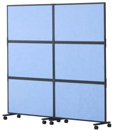 VEVOR Acoustic Room Divider Partition Panel Privacy Screen 2 Pack Indigo Blue