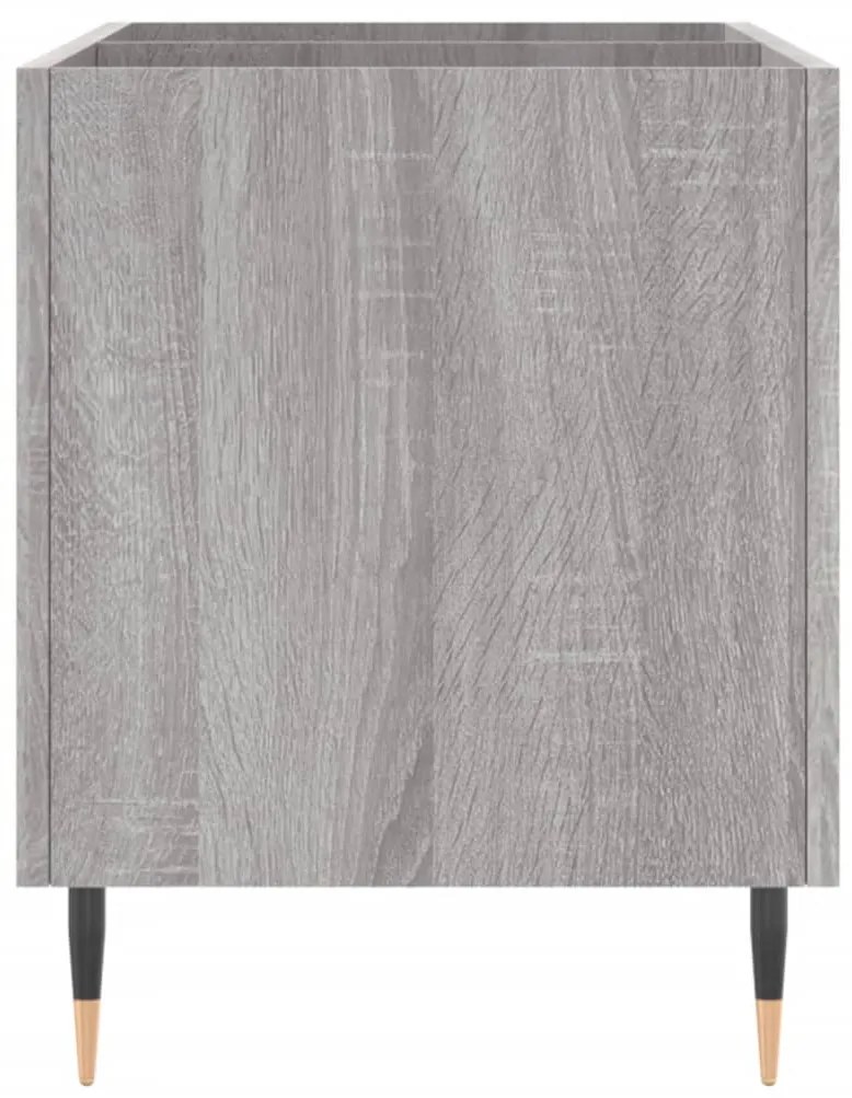 vidaXL Δισκοθήκη Γκρι Sonoma 74,5 x 38 x 48 εκ. από Επεξεργασμένο Ξύλο