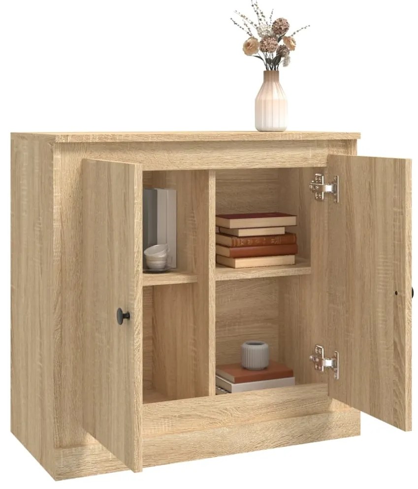 vidaXL Μπουφές Sonoma Δρυς 70x35,5x67,5 εκ. από Επεξεργασμένο Ξύλο
