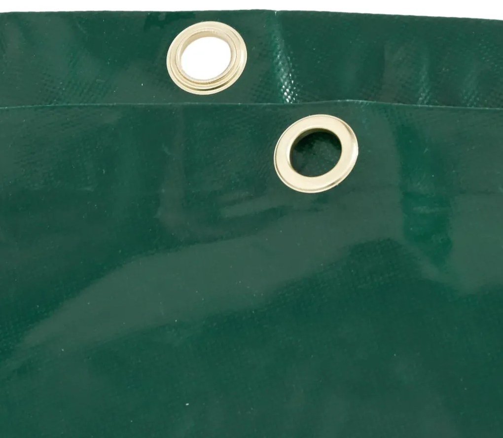vidaXL Μουσαμάς Πράσινος 5 x 7 μ. 650 γρ./μ²