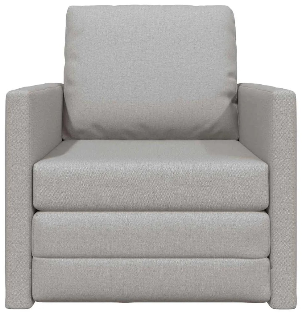 vidaXL Κρεβάτι καναπές Σκίουρος Γκρί 74 x 77 x 81 εκ. ύφασμα