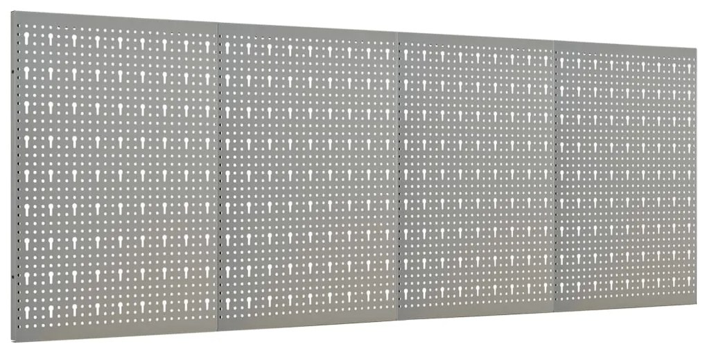 vidaXL Πλάτες Εργαλείων Τοίχου Διάτρητες 4 τεμ. 40 x 58 εκ. Ατσάλινες