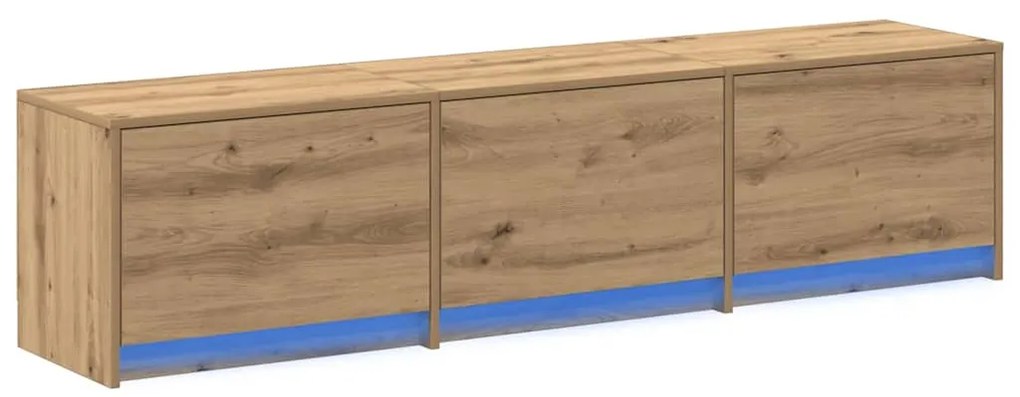 vidaXL Έπιπλο Τηλεόρασης με συρτάρι Artisan Oak 162.5 x 34 x 40 cm