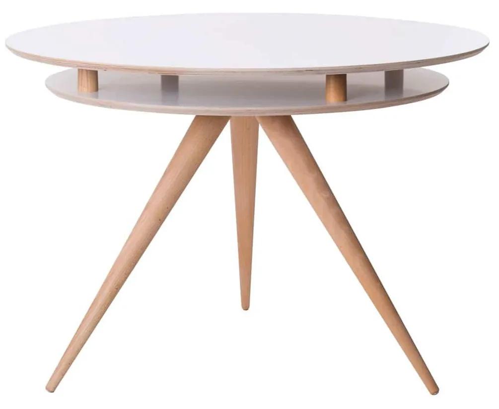 Τραπέζι Triad White Φ105X75 cm Ξύλο