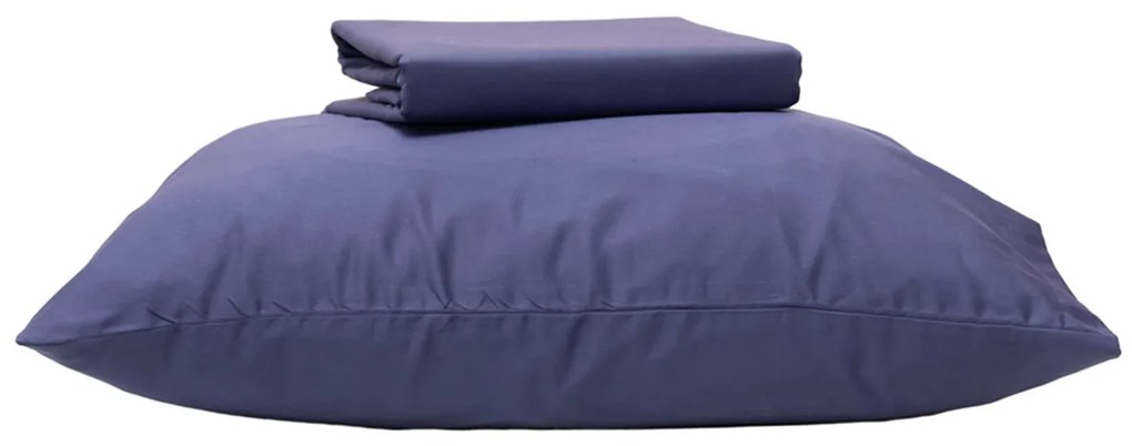 Σεντόνια King Size (Σετ) Anna Riska Fashion Μπλε