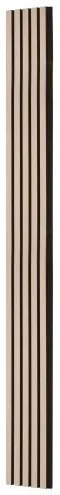 VEVOR Wood Slat Acoustic Panels 7.9 x 94.5 inch for Modern Wall Decor Silver Wood