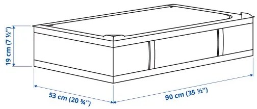 SKUBB θήκη αποθήκευσης, 90x53x19 cm 505.910.62