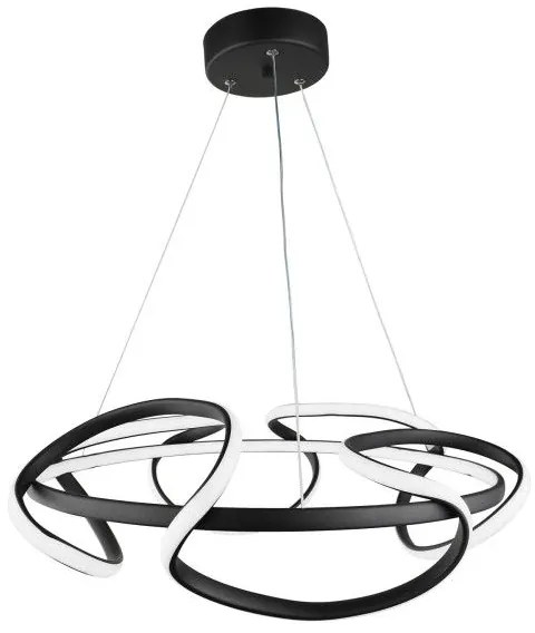 Κρεμαστό Φωτιστικό Οροφής LED 100W 3CCT Orion-50 Heronia Lighting 01-0342 Μαύρο