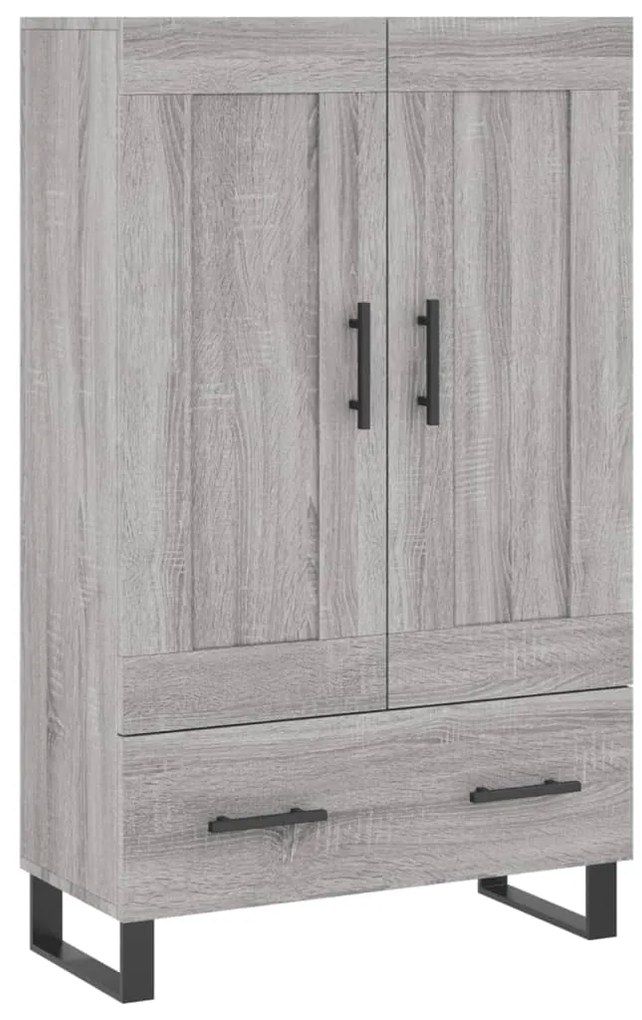 vidaXL Ντουλάπα Γκρι Sonoma 69,5 x 31 x 115 εκ. από Επεξεργασμένο Ξύλο