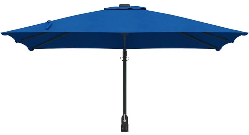 vidaXL Ομπρέλα Κήπου Μπλε, Μαύρο 248.5 x 247.5 x 160 εκ.