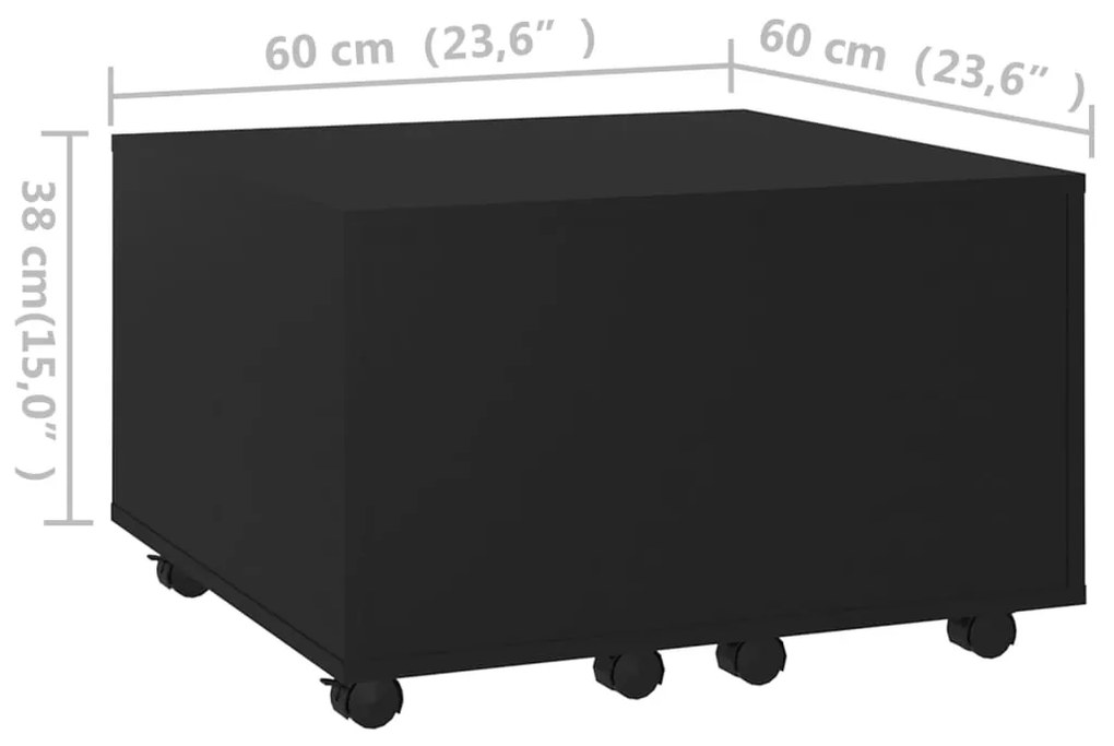 ΤΡΑΠΕΖΑΚΙ ΣΑΛΟΝΙΟΥ ΜΑΥΡΟ 60 X 60 X 38 ΕΚ. ΑΠΟ ΜΟΡΙΟΣΑΝΙΔΑ 806859