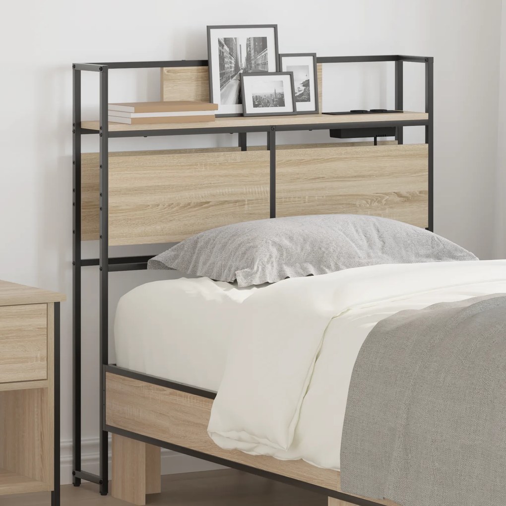vidaXL Κεφαλάρι Αποθήκης Sonoma Δρυς 80 cm Επεξεργασμένο ξύλο