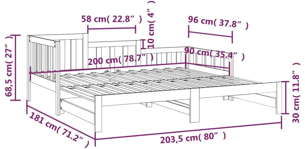 ΚΑΝΑΠΕΣ ΚΡΕΒΑΤΙ ΣΥΡΟΜΕΝΟΣ ΛΕΥΚΟΣ 2X(90X200) ΕΚ. ΜΑΣΙΦ ΠΕΥΚΟ 820742