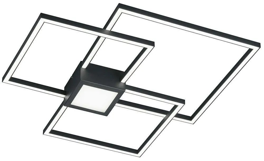 Φωτιστικό Οροφής - Πλαφονιέρα Led Hydra 676210442 Anthracite Trio Lighting Metal