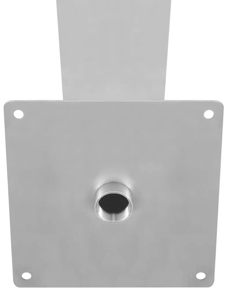 vidaXL Σιντριβάνι Πισίνας Ασημί 64 x 30 x 52 εκ. από Ανοξείδωτο Ατσάλι