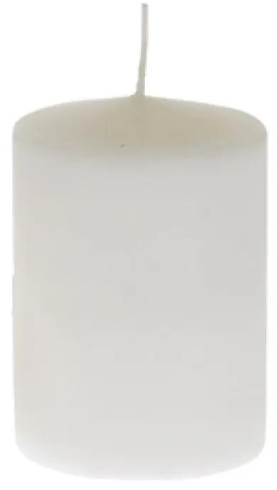 Iliadis Διακοσμητικό Κερί Παραφίνης Κύλινδρος Λευκό 7x10cm 16506