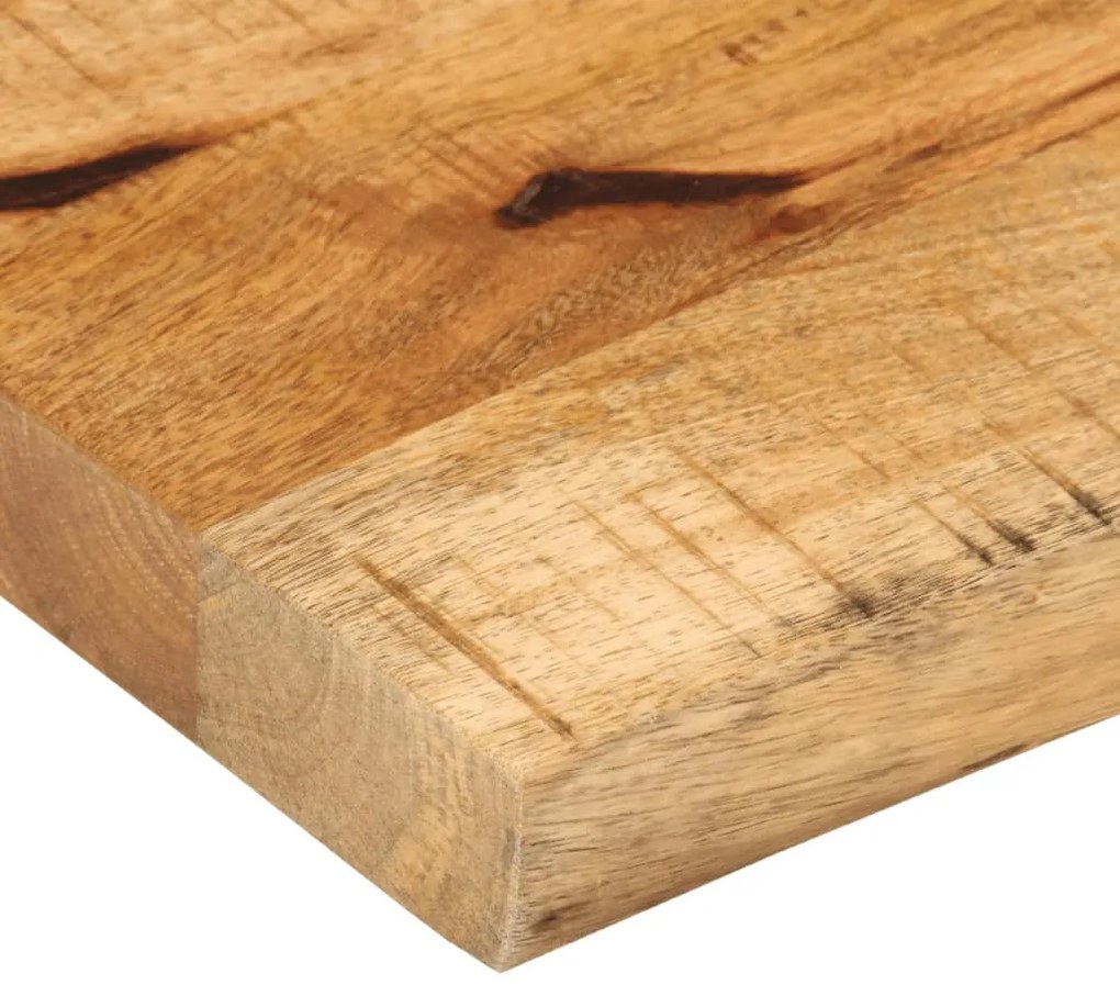 vidaXL Επιφάνεια Τραπεζιού 100x40x2,5 εκ. Live Edge Μασίφ Ξύλο Μάνγκο