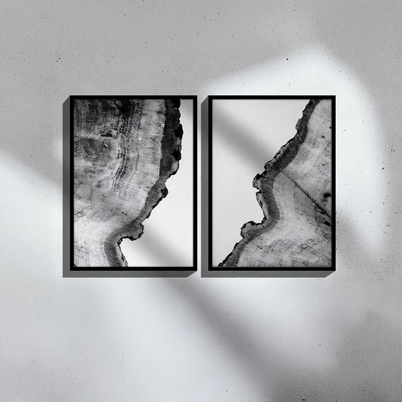 Πίνακας Nepen I pakoworld δίπτυχος με ψηφιακή εκτύπωση και πλαίσιο 33x1.5x48εκ