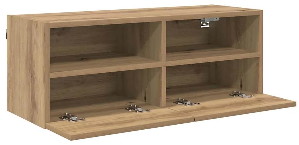 vidaXL Ντουλάπι Τηλεόρασης Τοίχου Artisan Oak 80 x 30 x 30 εκ