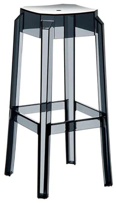 SIESTA FOX 75εκ. ΣΚΑΜΠΟ BLACK TRANSP. 36X36X75εκ.32.0100