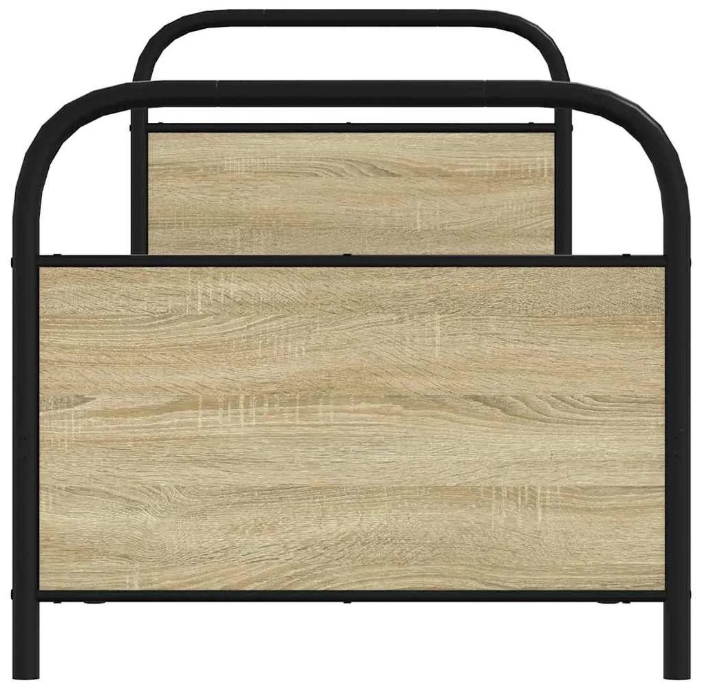 vidaXL Πλαίσιο Κρεβατιού Χωρ. Στρώμα Sonoma Δρυς 80x200εκ Επεξ. Ξύλο