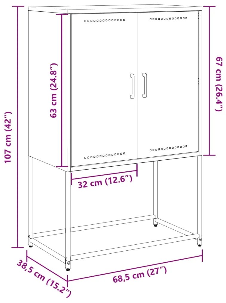 ΈΠΙΠΛΟ ΤΗΛΕΟΡΑΣΗΣ ΠΡΑΣΙΝΟ ΛΑΔΙ 100,5X39X60,5 ΕΚ. ΑΠΟ ΑΤΣΑΛΙ 846516