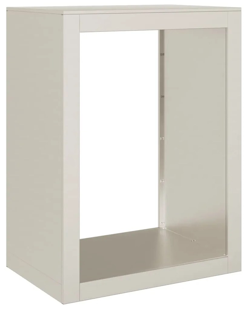 Ράφι για καυσόξυλα 60x40x80 cm Ατσάλι σκληρυθέν στον αέρα - Καφέ