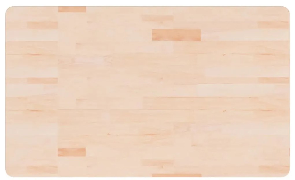 vidaXL Πάγκος Μπάνιου 100x60x2,5 εκ. Ακατέργαστο Μασίφ Ξύλο