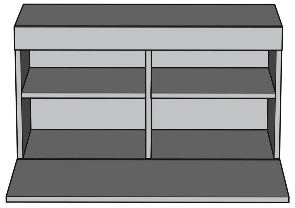 Έπιπλο Αποθήκευσης ARLET Livorno Oak/Nimhpea Alba 80x45x33.6