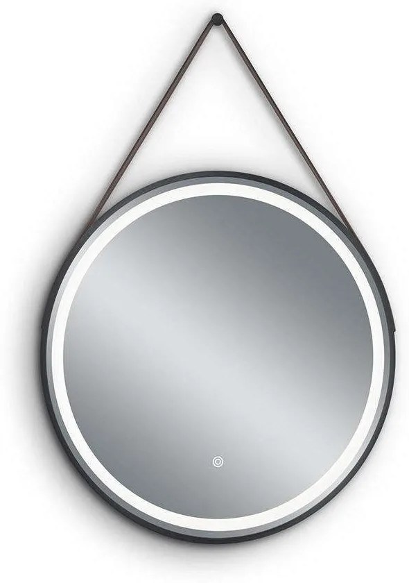 Καθρέπτης Τοίχου Στρογγυλός Fine 1800102 Φ60cm Black Mirrors &amp; More Metal, Glass