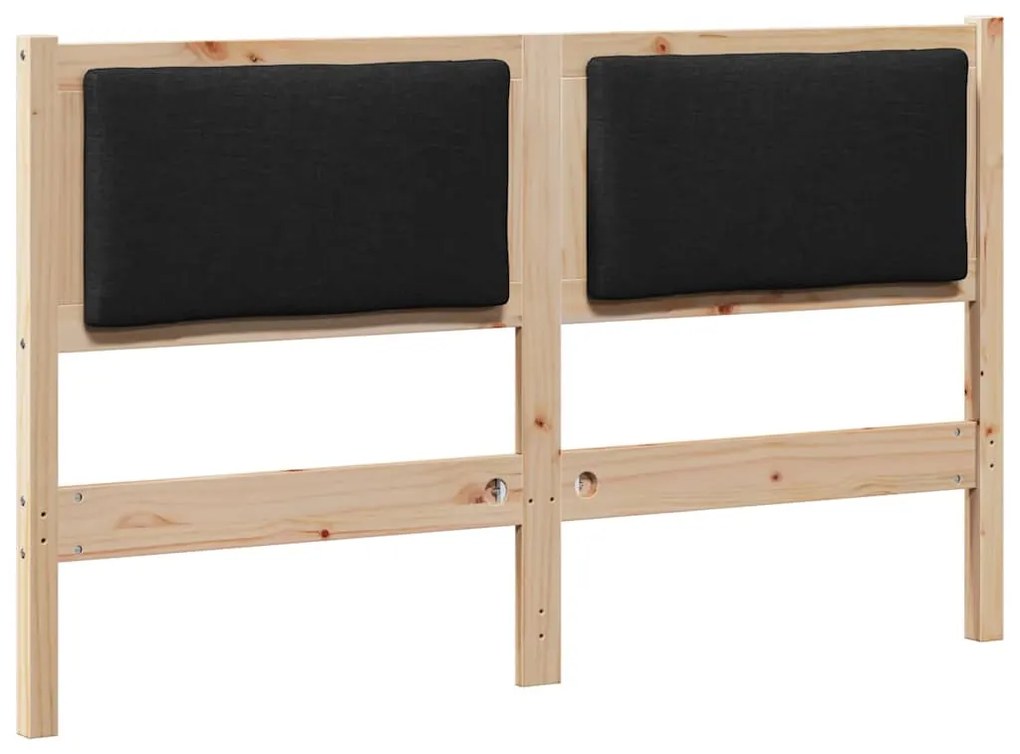 vidaXL Κεφαλάρι Άλλο Καφέ 160 cm Μασίφ ξύλο πεύκου