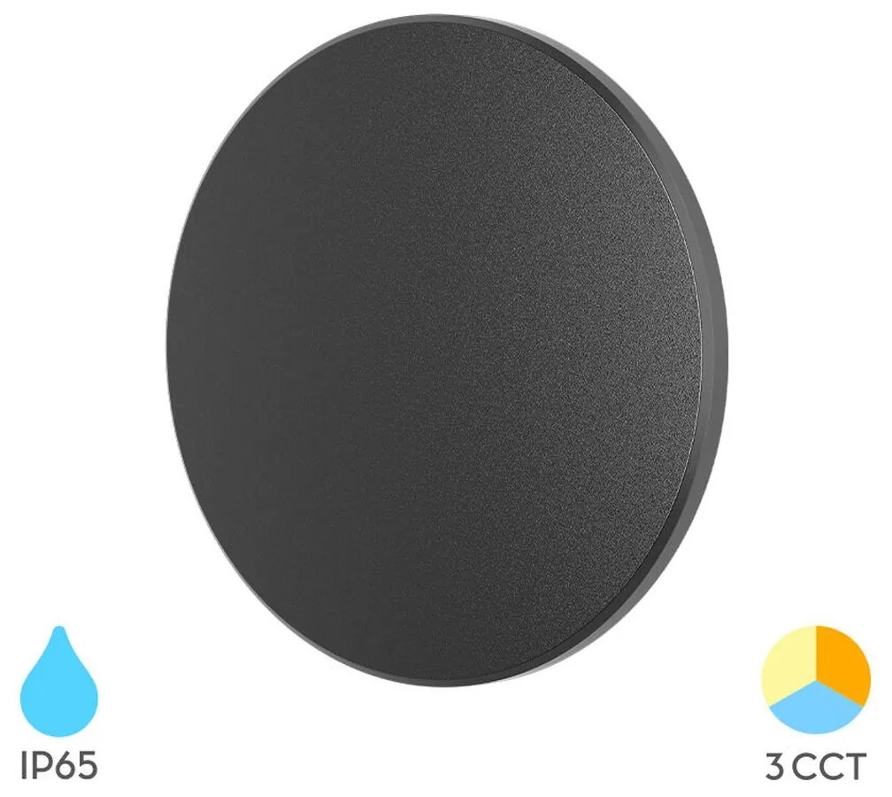 Φωτιστικό Επίτοιχο Braytron BG37-00081 Μαύρο Ματ (Black Mat) CCT3