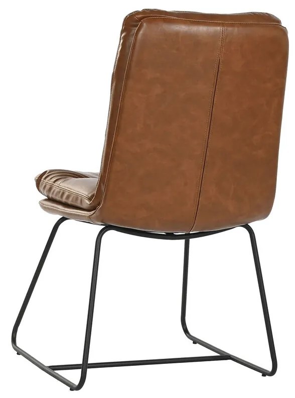 Καρέκλα Τραπεζαρίας Home ESPRIT Συνθετικό Δέρμα Μέταλλο 71 x 49 x 90 cm