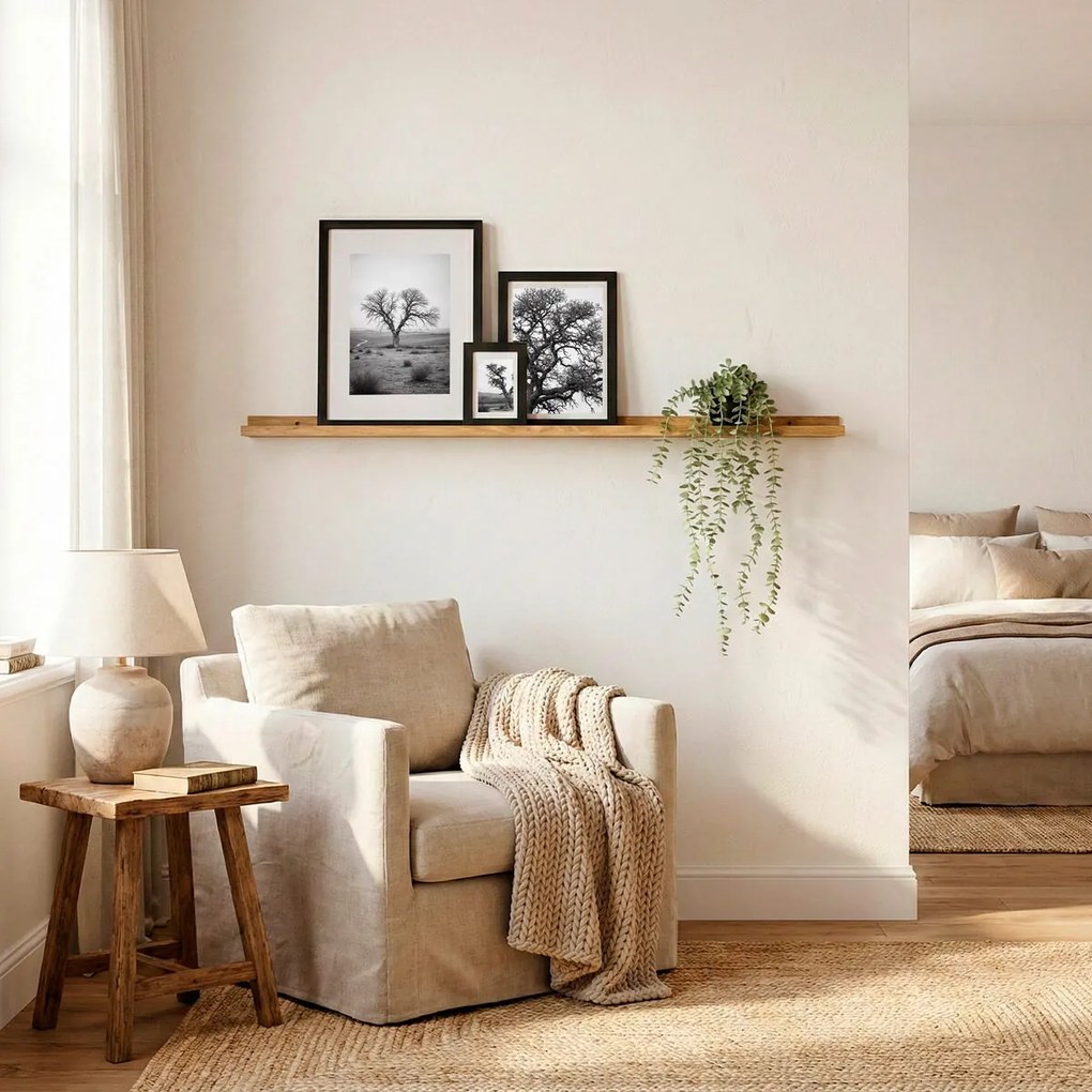 Ράφια Max Home Ξύλο MDF 120 X 4 X 10 CM (4 Μονάδες)