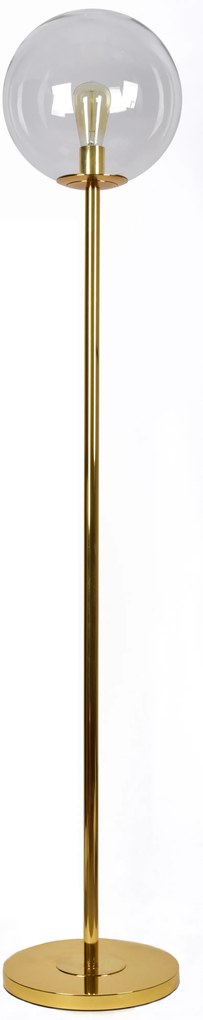 Φωτιστικό Δαπέδου SE 3000-1 GOLD FLOOR LAMP GLOBE CLEAR 1Γ2 - 77-4480 - 21W - 50W - 77-4480