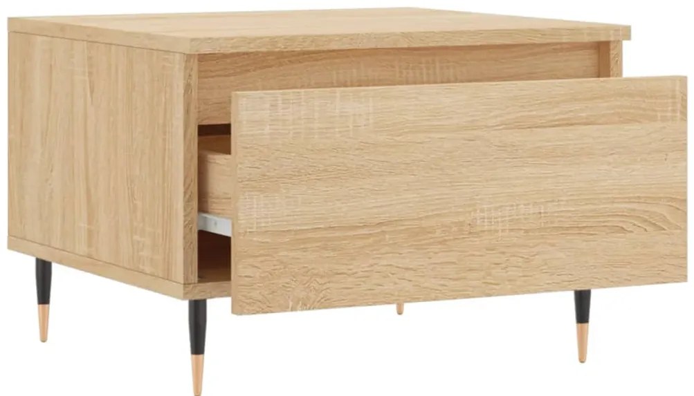 vidaXL Τραπεζάκια Σαλονιού 2 τεμ. Sonoma Δρυς 50x46x35 εκ. Επεξ. Ξύλο