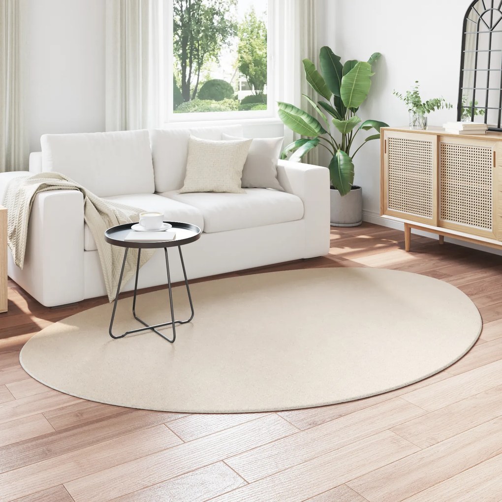vidaXL Χαλί Μπεζ 160 x 230 cm Πολυεστέρας