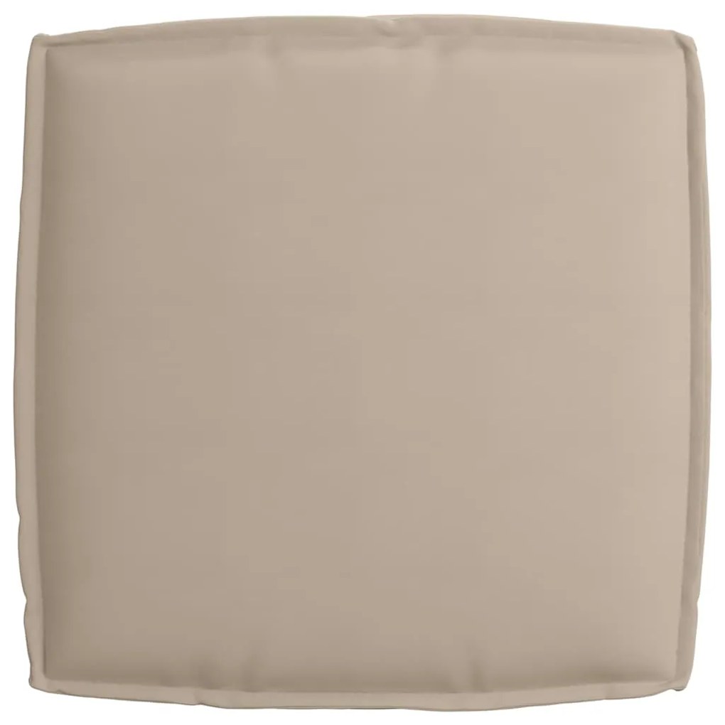 vidaXL Σετ Μαξιλαριών Πάγου 2 pcs Taupe Ύφασμα Όξφορντ