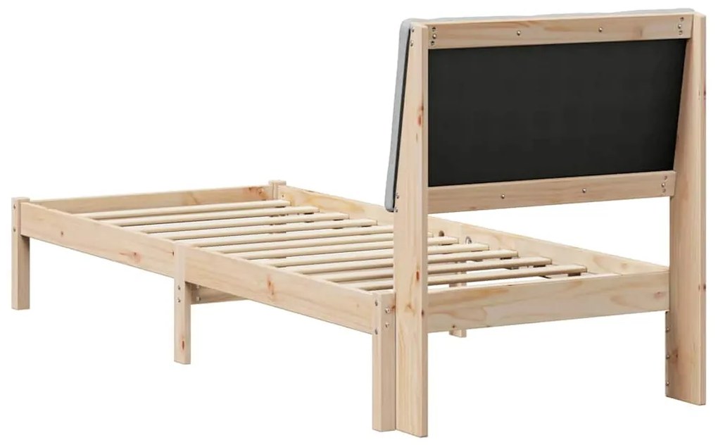 vidaXL Σκελετός Κρεβατιού Καφέ και ανοιχτό γκρι 80 x 200 cm