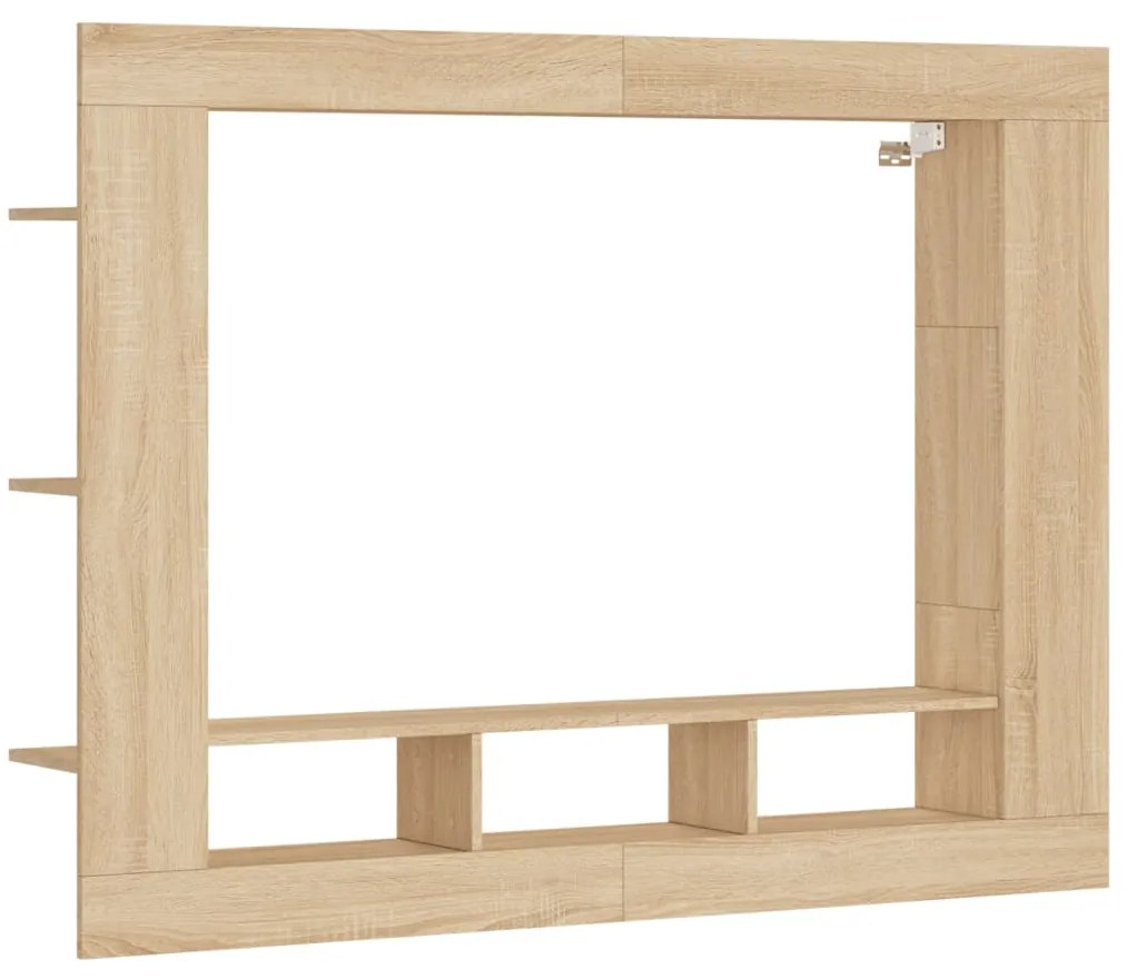 vidaXL Έπιπλο Τηλεόρασης Sonoma Δρυς 152x22x113 εκ. Επεξεργασμένο Ξύλο