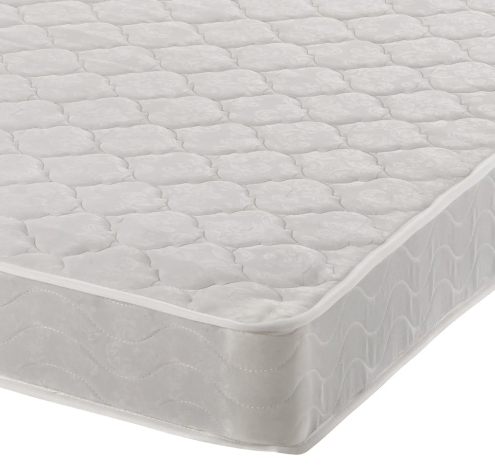 ΚΡΕΒΑΤΙ ΜΕ ΣΤΡΩΜΑ BECCA HM21283.01 ΛΕΥΚΟ PU--ΓΙΑ 150x200εκ