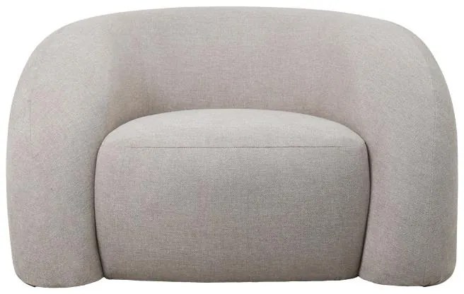 Πολυθρόνα Lexy κρεμ ύφασμα 99x88x62εκ 100x89.5x60 εκ.