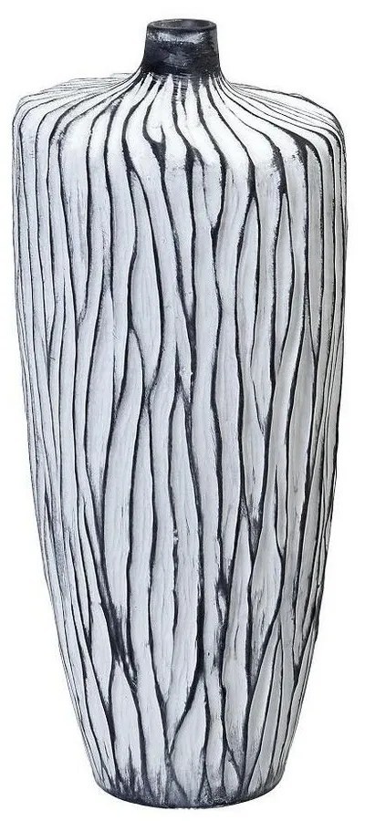 Βάζο TAS239 15,5x15,5x35,5cm White-Black Espiel Ceramic