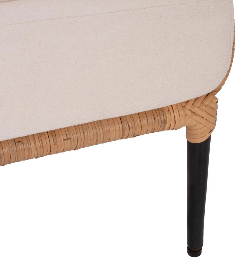 Πολυθρόνα RINGER C9341 Μεταλλική με Φυσικό RAttan 65x69x86Y εκ. 65x69x86 εκ.