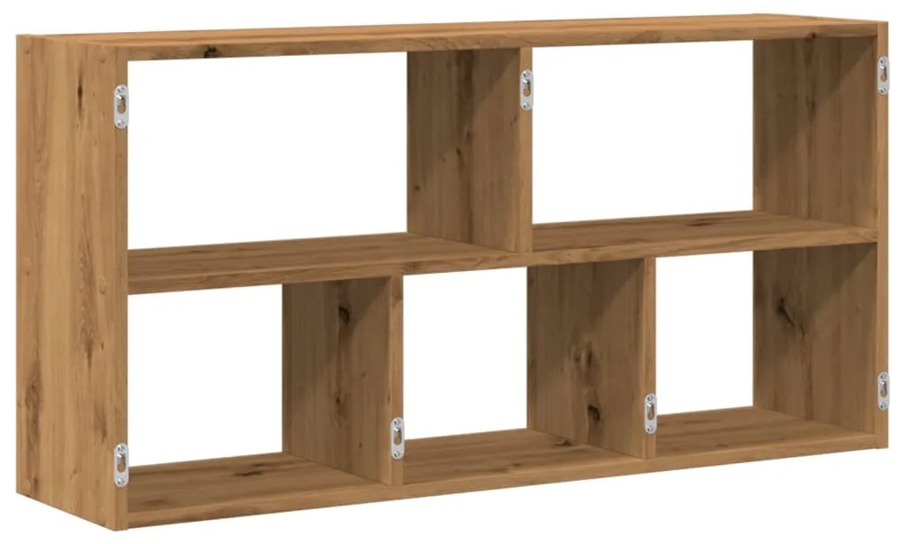 vidaXL Ράφι Τοίχου Αρτισιανή Δρυς 100x25x50 εκ. από Επεξεργασμένο Ξύλο