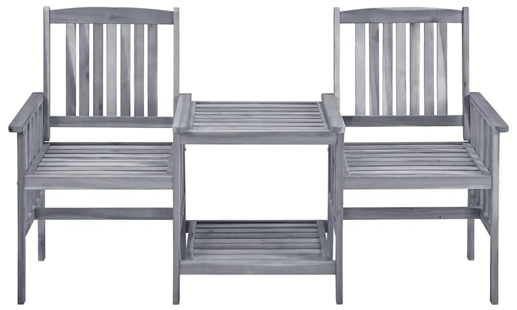 vidaXL Καρέκλες Κήπου Με Τραπέζι και Μαξιλάρια από Μασίφ Ξύλο Ακακίας