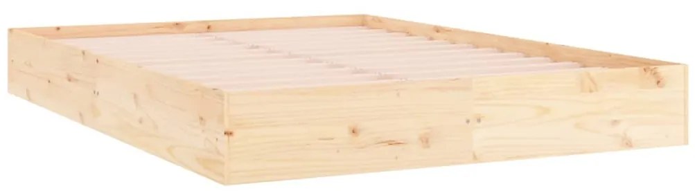 vidaXL Πλαίσιο Κρεβατιού 180 x 200 εκ. Μασίφ Ξύλο Super King Size